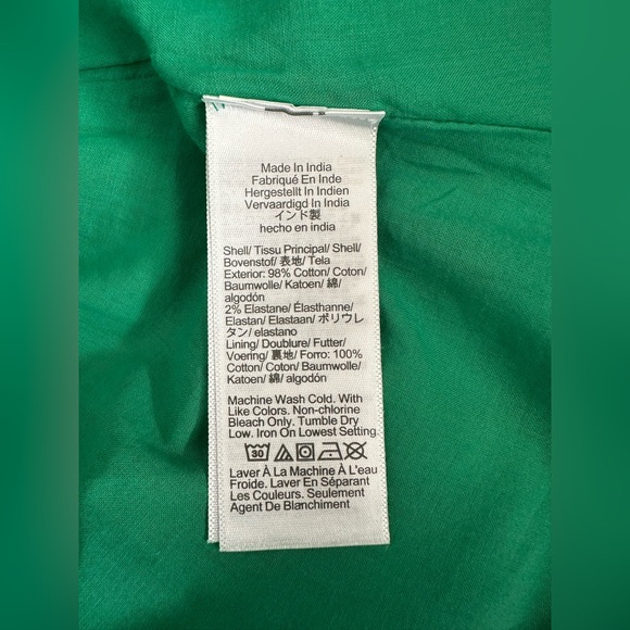 J Crew Crewcuts Green Tropical Print Dress. Size 3. NWT. - Picture 5 of 5